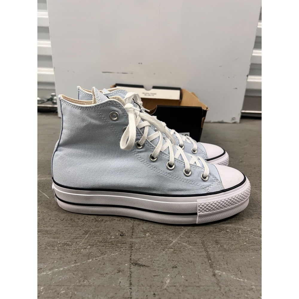 Converse Chuck Taylor All Star Lift Hi Sneakers Womens US 9‎ Blue Platform Shoes